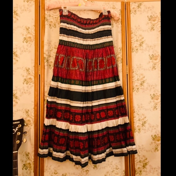 Moda International Boho Skirt/Strapless Dress - Picture 3 of 4